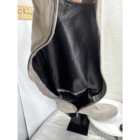 (F2) BCB GENERATION Merryl Tall Suede Wedge Leather Boot SZ 8.5 Women’s - Picture 10 of 16